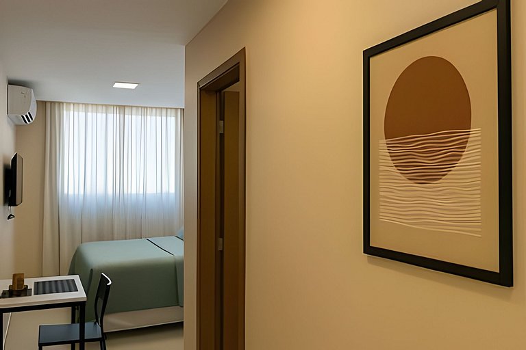 Flat no centro - Rooftop exclusivo