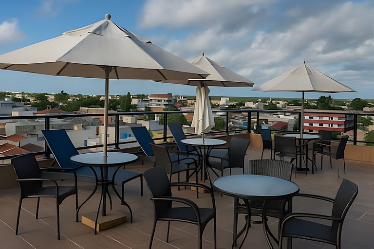 Flat no centro - Rooftop exclusivo