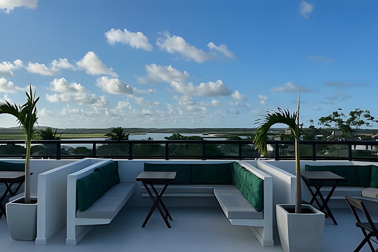 Flat no centro - Rooftop exclusivo