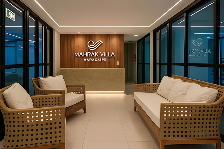 Apto moderno com rooftop piscina em Maracaípe