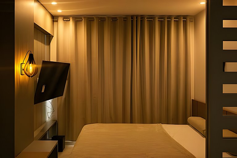 Apto moderno com rooftop piscina em Maracaípe