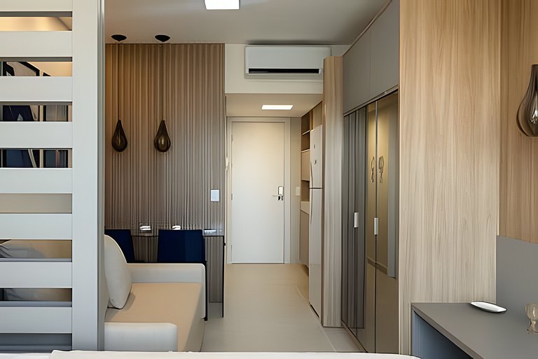 Apto moderno com rooftop piscina em Maracaípe