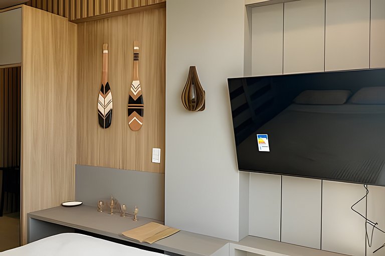 Apto moderno com rooftop piscina em Maracaípe