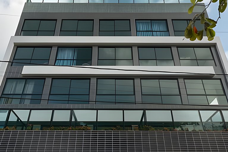 Apto moderno com rooftop piscina em Maracaípe