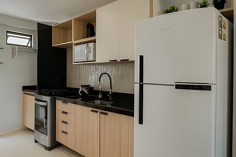 Duplex 3 quartos no centro e 100 metros da praia