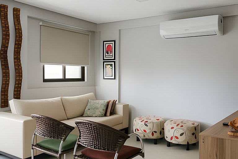 Duplex 3 quartos no centro e 100 metros da praia