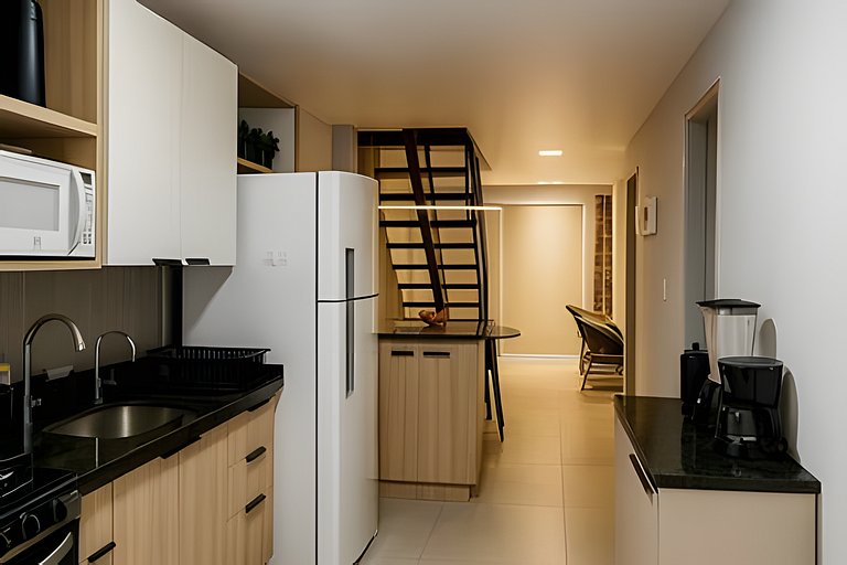 Duplex 3 quartos no centro e 100 metros da praia