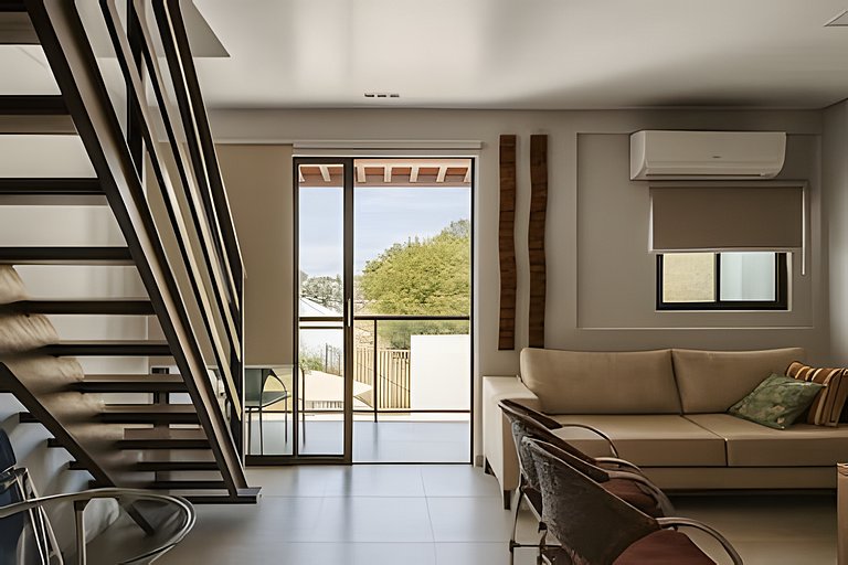 Duplex 3 quartos no centro e 100 metros da praia