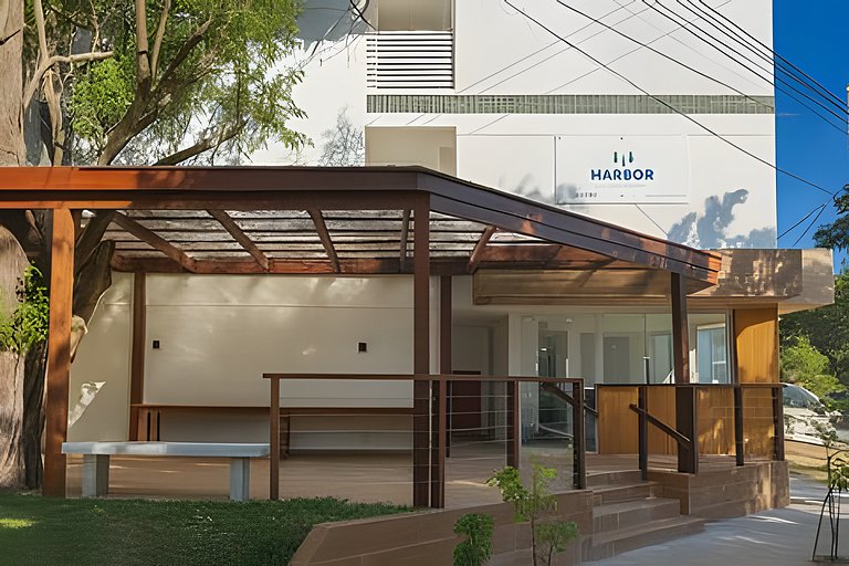 Apto 1 quarto no centro Piscina Gym e Coworking