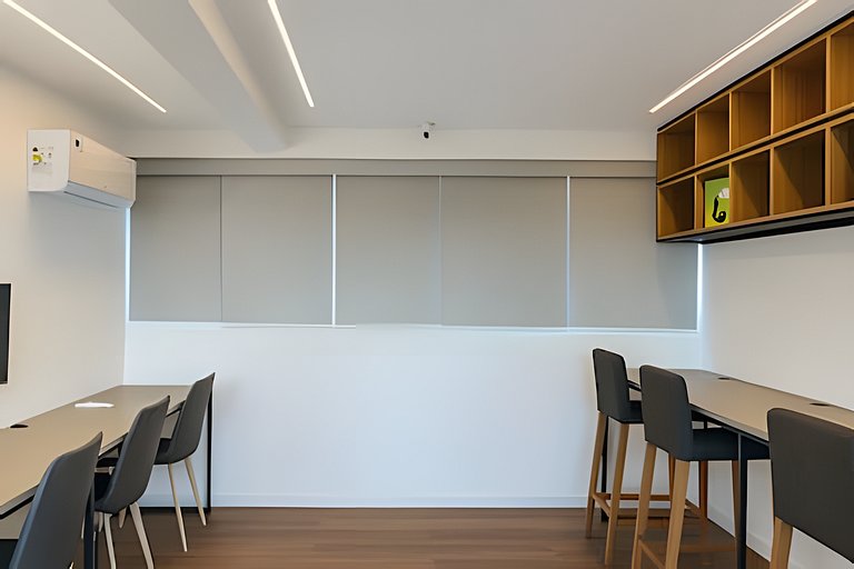 Apto 1 quarto no centro Piscina Gym e Coworking