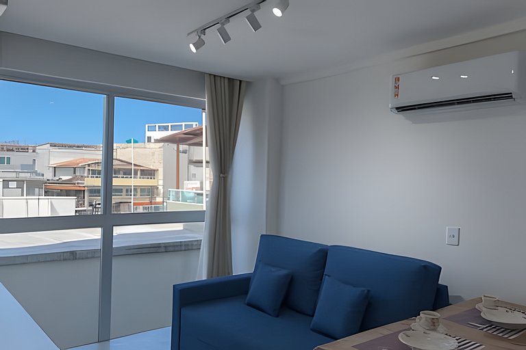 Centro 1 Quarto com Piscina, Gym e Coworking