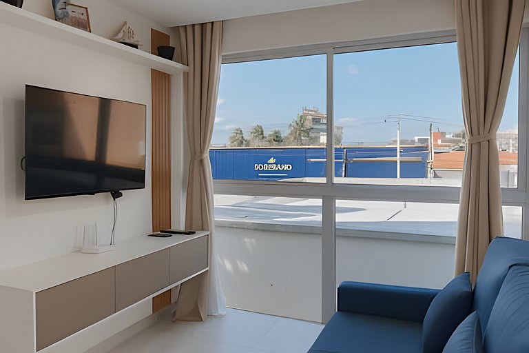 Centro 1 Quarto com Piscina, Gym e Coworking