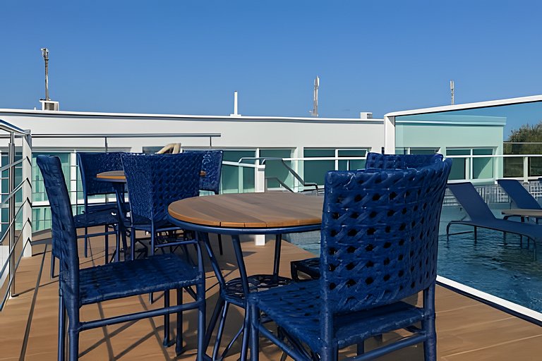 Centro 1 Quarto com Piscina, Gym e Coworking