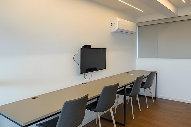 Centro 1 Quarto com Piscina, Gym e Coworking