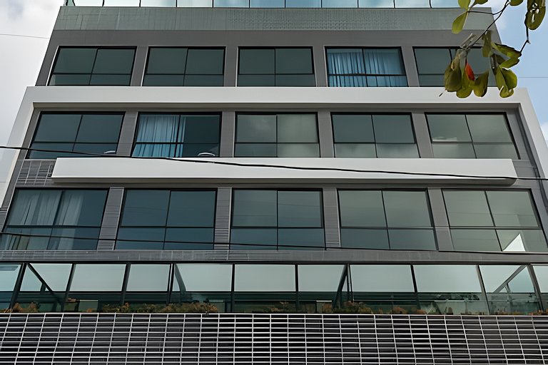 Estiloso flat com rooftop by Haus