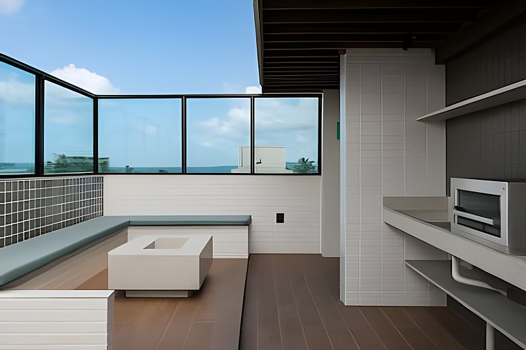 Estiloso flat com rooftop by Haus